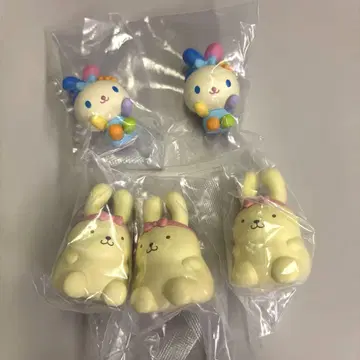 산리오 캐릭터즈 변신 토끼 피규어 6개 세트