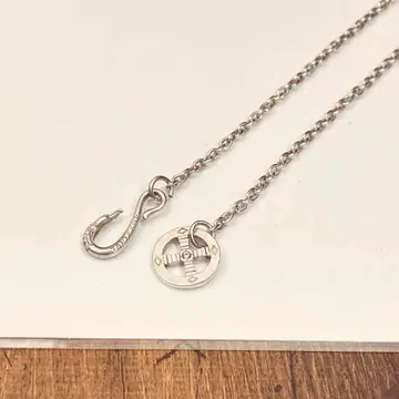 TADY&KING 이글 후크 & 레귤러 휠 돌멩이 달린 가는 원형 체인