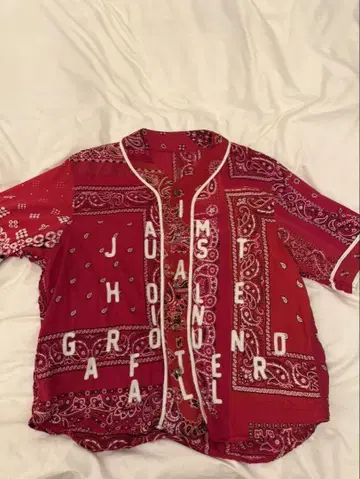 READYMADE BANDANA BASEBALL SHIRT 레디메이드
