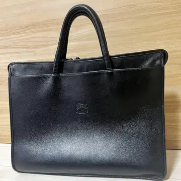 일비종떼 비즈니스 백 블랙 엠보싱 로고
