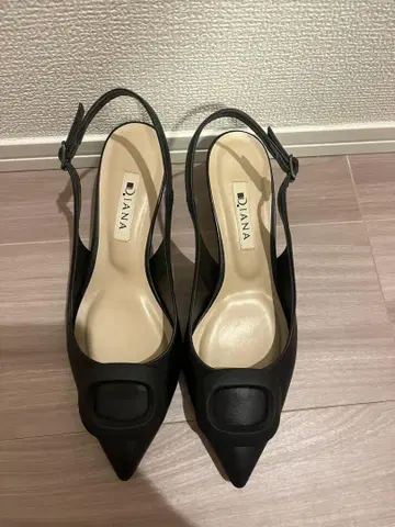 다이애나 백리스 펌프스 G35134 블랙 스무스
