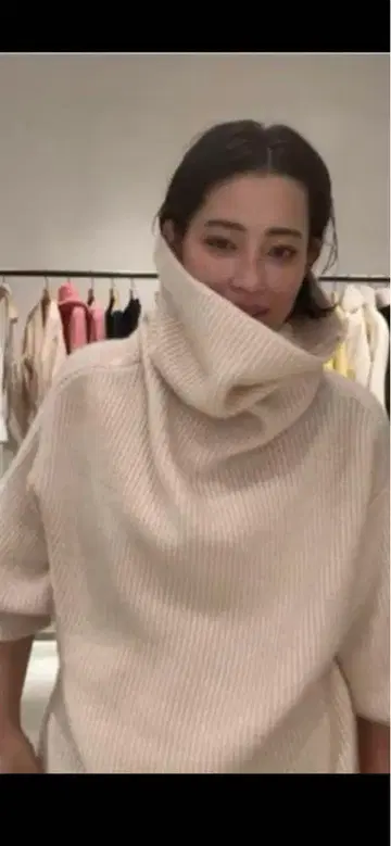 etre tokyo 와이드 컬러 터틀 니트 aclentjuemisudo