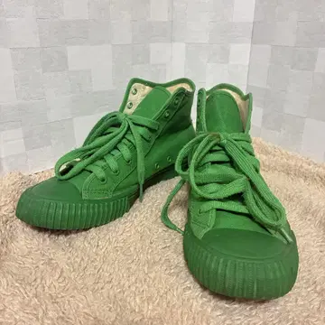 PF FLYERS 하이컷 올 그린 26.5cm 스니커즈