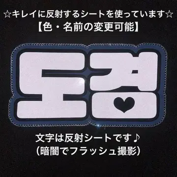 네임 보드 SEVENTEEN 세븐틴 캐럿 도겸 반사 시트 네임보드