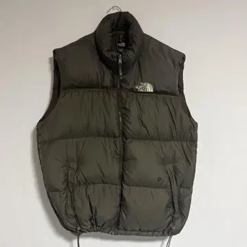 THE NORTH FACE 다크 그린 다운 베스트