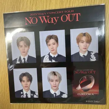 2025 Way V CONCERT TOUR NO Way OUT 6장 세트