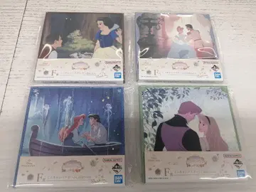 디즈니 프린세스 제일복권 F상 미니 캔버스 보드 4종