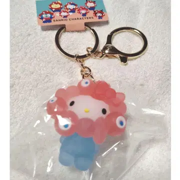 새상품 산리오 미야쿠미야쿠 키티 클리어 키링 만박 헬로키티