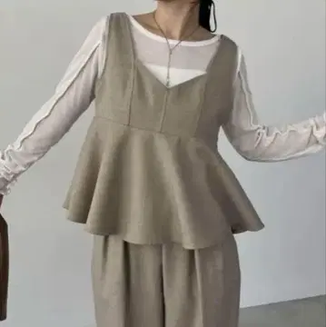 CAPRICIEUX LE'MAGE 페플럼 상의
