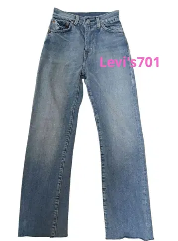 Levi's 701 라이트 블루 데님 스트레이트 W25
