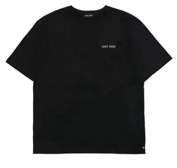 LAST NEST / 베이직 로고 엠브 티셔츠
