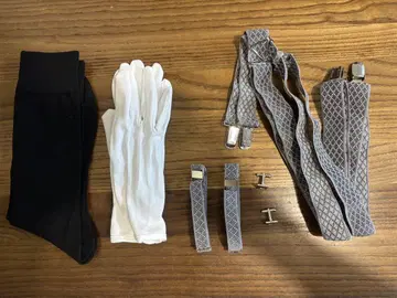 결혼식 신랑 서스펜더 암밴드 커프스 단추 장갑 타카미 브라이덜