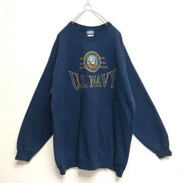2XL 사이즈 U.S. NAVY 맨투맨 네이비 US 구제 의류