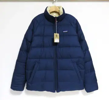 patagonia 리버서블 보아 플리스 다운 자켓 M 네이비