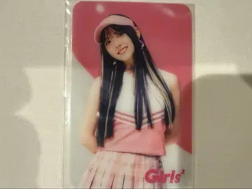 Girls2 히시다 미나미 클리어 트레이딩 카드 리리파
