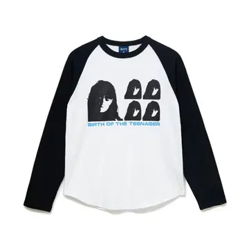 Disc Raglan L/S Tee 'White' (S)