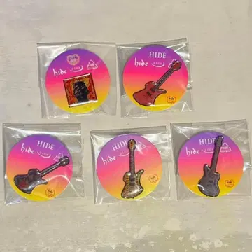 hide 핀즈 캡슐 CD 자켓 기타 고유명사 컬렉션 핀 배지
