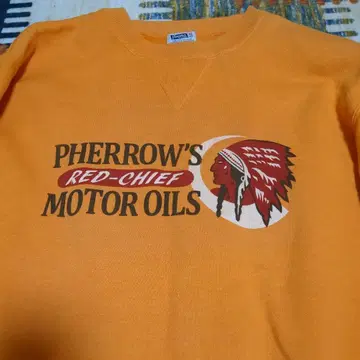 PHERROW'S 오렌지 맨투맨 L
