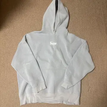 AGE FACTORY 'embroidered' LOGO HOODIE XL