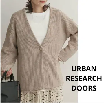 URBAN RESEARCH DOORS 로우 게이지 가디건