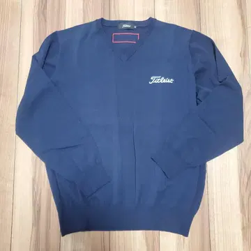 Titleist 네이비 V넥 스웨터