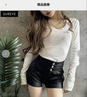 아베일 Shoko x SUREVE 리브 풀오버 M 미사용 새상품