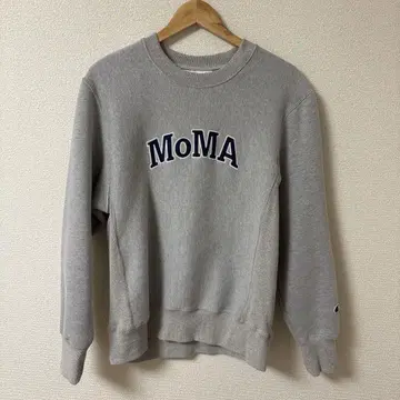 Champion 크루넥 맨투맨 MoMA Edition 그레이 S
