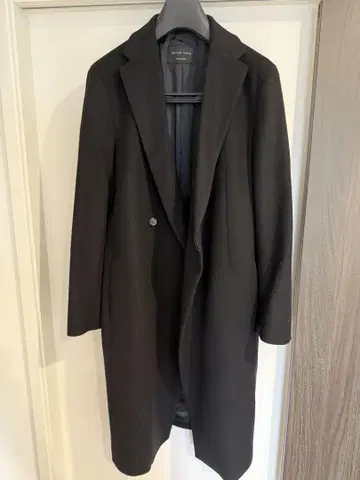 BESPOKE TOKYO 블랙 체스터 코트