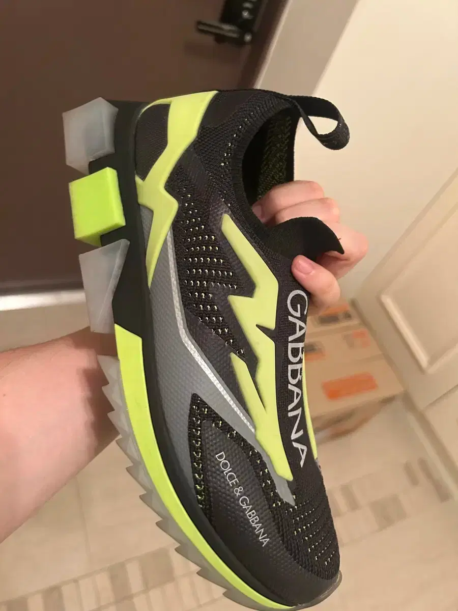 Dolce&gabbana Black/Fluorescent Sneakers Men