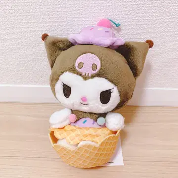 산리오 쿠로미 아이스크림 파티 봉제 인형 마스코트