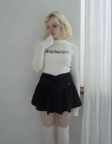 Liz ribbon mini skirt andmary