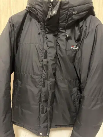 FILA 블랙 다운 자켓