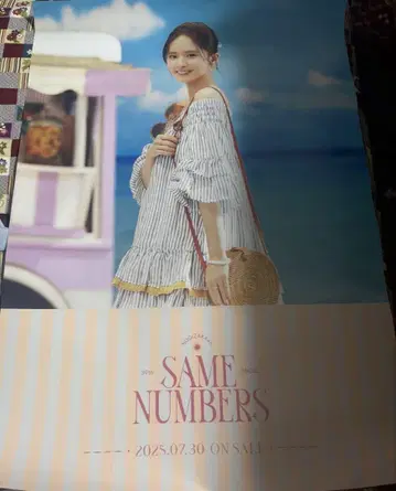 노기자카46 SAME NUMBERS 스가와라 사츠키 회장 한정판 포스터