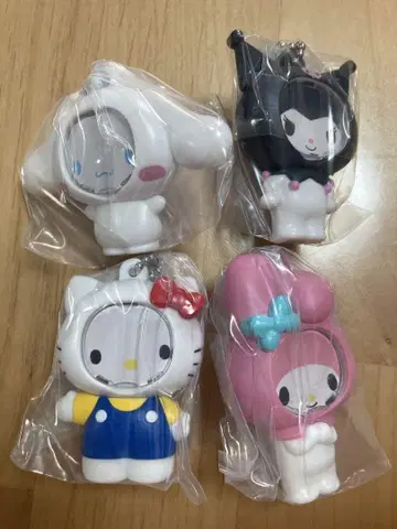 산리오 캐릭터즈 사진 프레임 마스코트 컴플리트 전 4종