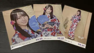 노기자카46 브로마이드 2025년 유카타 3종 컴프 카키 하루카
