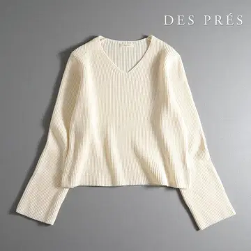 503t* 새상품급 투모로우랜드 데프레 코일얀 V넥 풀오버