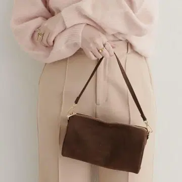 내추럴 꾸뛰르 스웨이드 미니 백