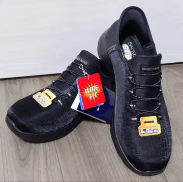 신색 SKECHERS Wide Fit 슬립인즈 블랙 24cm