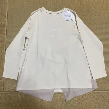 택 포함 새상품 여성용 로고 상의 슬릿 포함