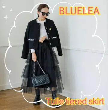 bluelea Tulle tiered skirt 블루레아 튤