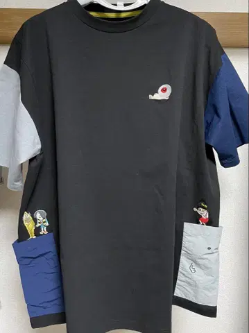 키타로와 친구들 | 사이드 포켓 빅 실루엣 T셔츠