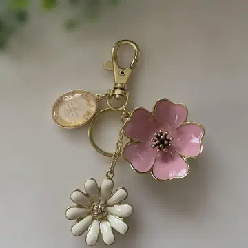 LADUREE 플라워 부케 키링/키홀더/참