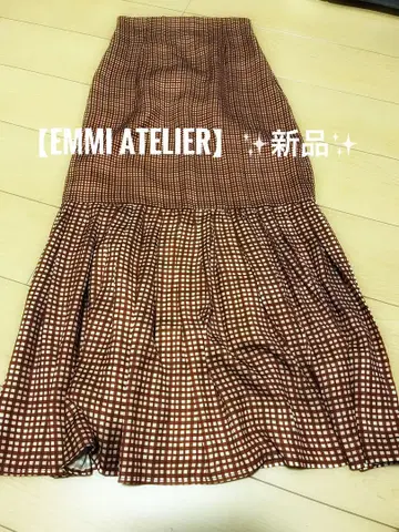 [ emmi atelier ] 새상품 플레어 롱 스커트
