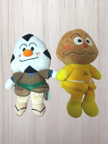 호빵맨 봉제 인형 세트 약 20cm