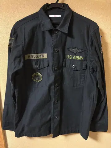 U.S. ARMY 밀리터리 블랙 자켓