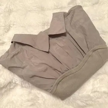 프레이 아이디 뷔스티에 콤비 상의 반팔 블라우스