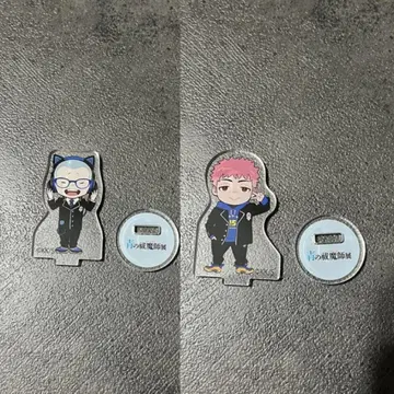 청의 엑소시스트 전시회 아크릴 mini 피규어 시마 렌조 코네코마루 청엑