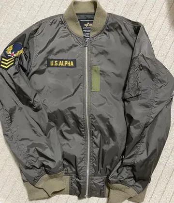 ALPHA INDUSTRIES 밀리터리 자켓 L