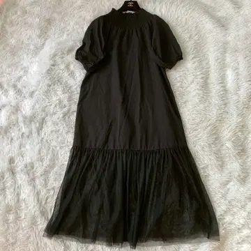 Rady 레이디 밑단 튤 셔링 롱 원피스 M 사이즈