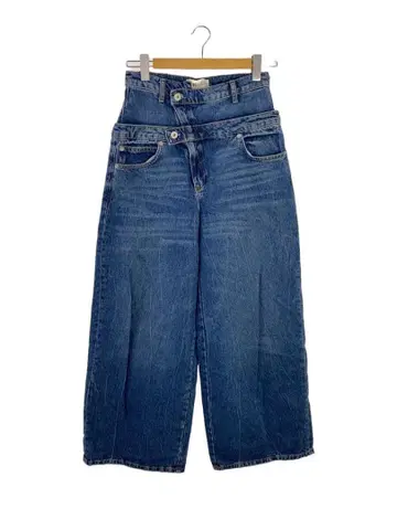 ZARA MAISON SPECIAL 더블 허리 데님 팬츠 38